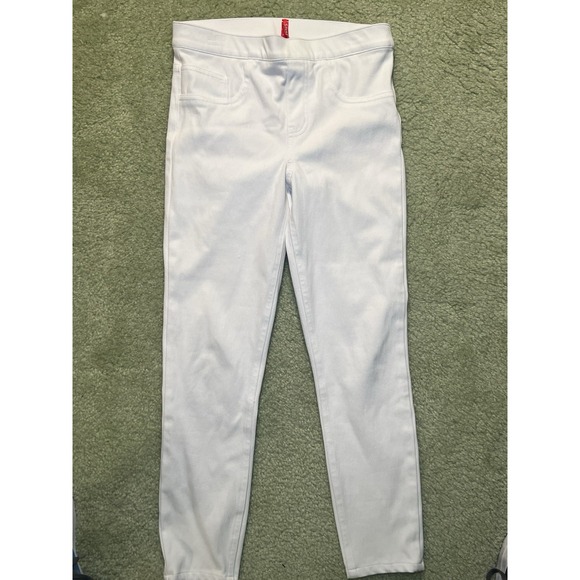 Spanx Jeggings Womens Small White Stretchy Denim - Picture 1 of 4
